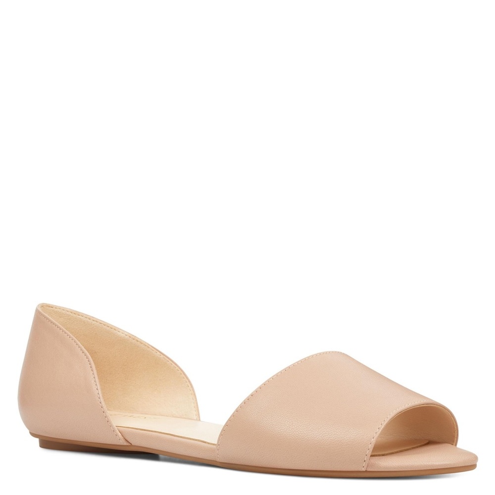 ISO Nine West Natural Broken D’Orsay Flats Size 7